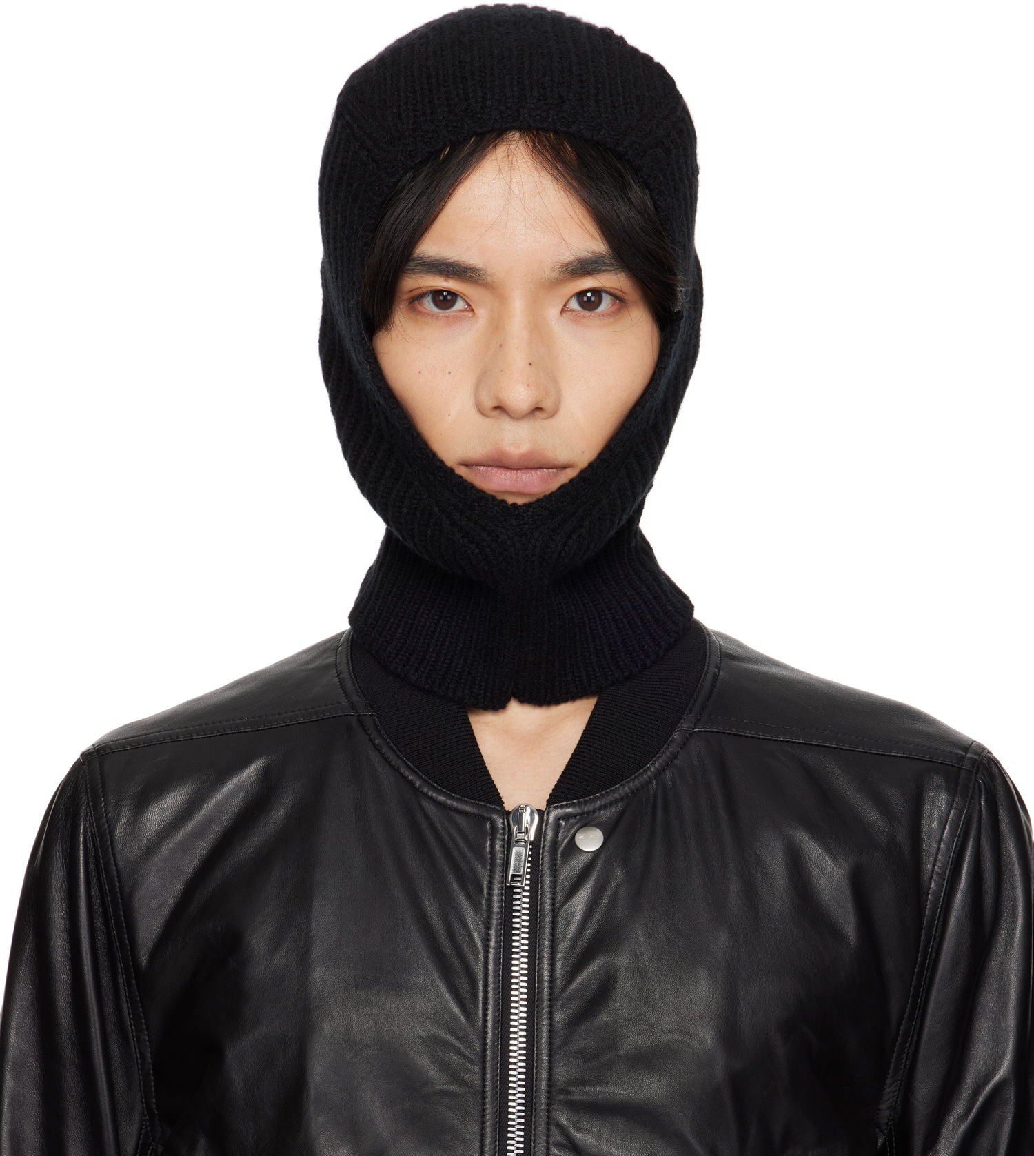 Klobúk Rick Owens Rick Owens Concordians Sphinx Skull Balaclava Čierna | RU02E1490 KWV, 0