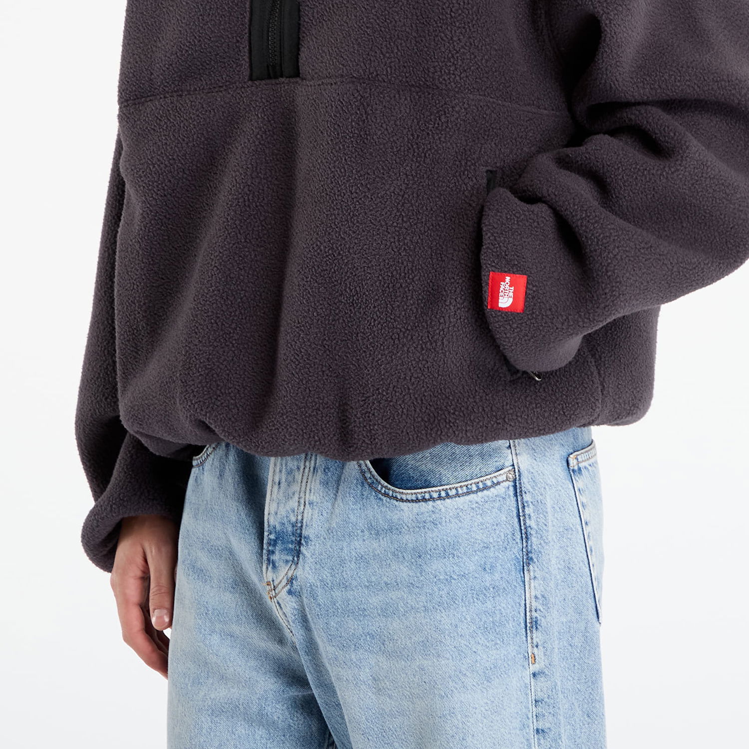 Sveter The North Face RedBox 1/2 Zip Fleece Šedá | NF0A8EGC0SA1, 1