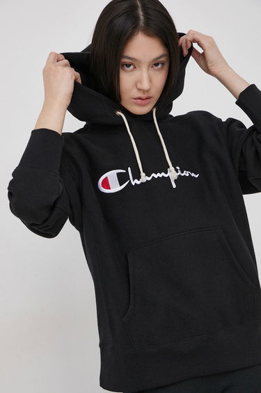 Mikina Champion Hoodie Čierna | 114788, 0