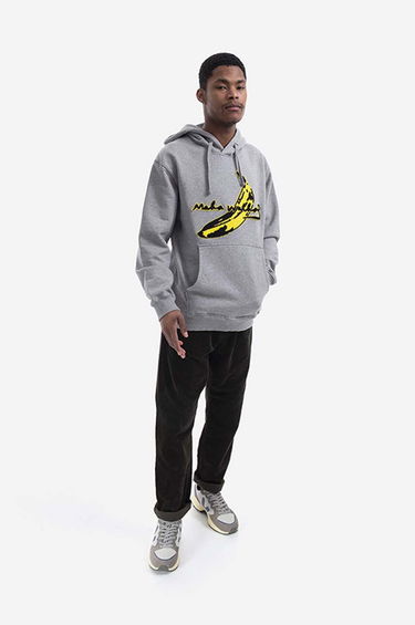 Mikina Maharishi Hoodie With Print Šedá | 9644.MARL, 1