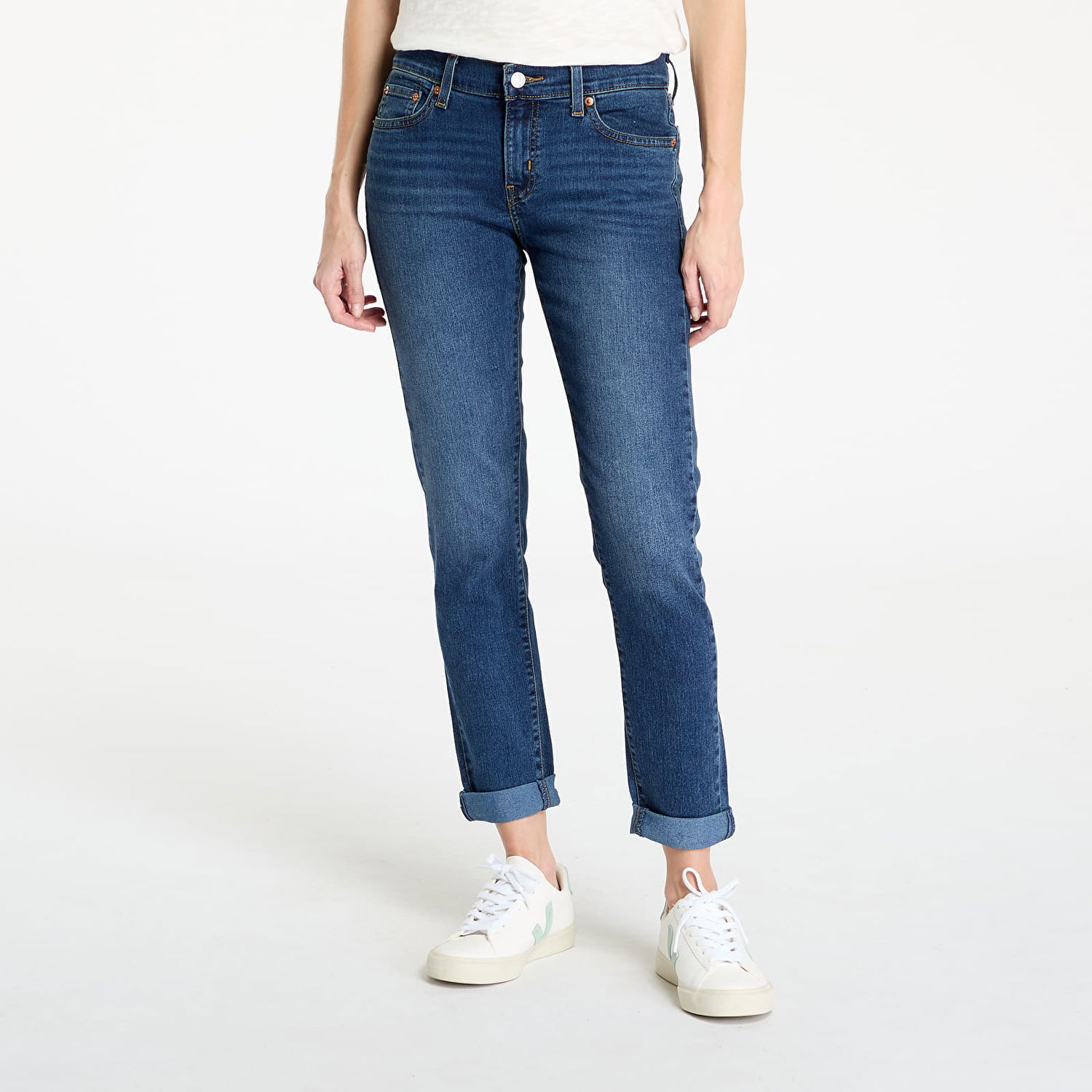 Džínsy Levi's Stellar Stretch Boyfriend Jeans Blue Navy | 19887-0342, 0