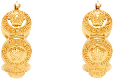 Náušnice Versace Tribute Medusa Hoop Earrings "Gold" Metalická | 1013207_1A00620_3J210, 0