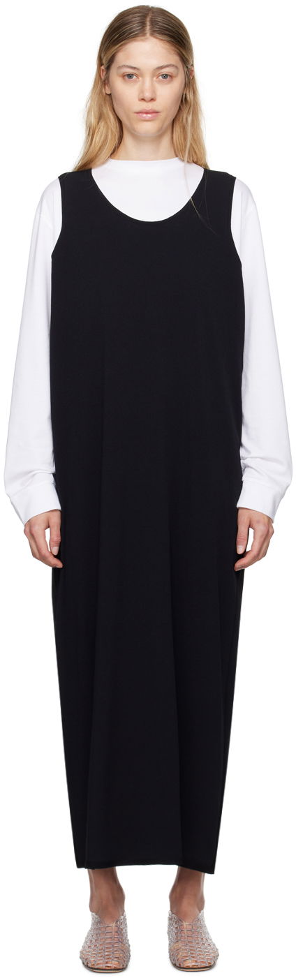 Šaty The Row Sleeveless Maxi Dress Čierna | 7992-Y674, 0