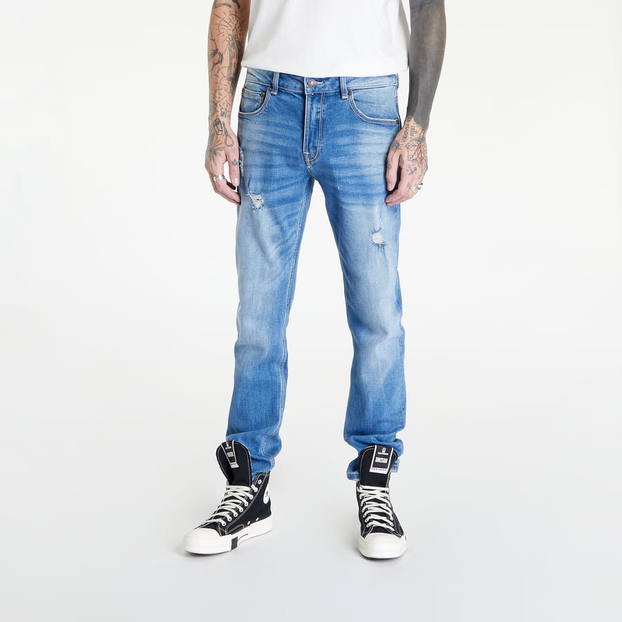 Džínsy GUESS Slim Fit Denim Jeans Modrá | M2YAS2D3DF2-RKPT, 0