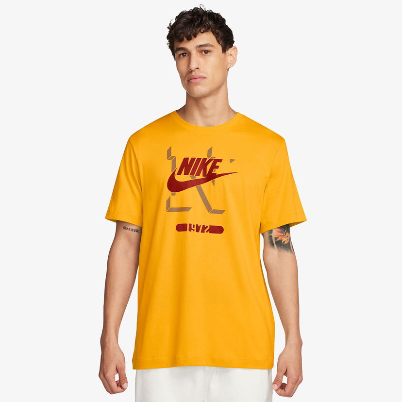 Tričko Nike M NSW TEE 6 MO FUTURA Žltá | FZ5375-739