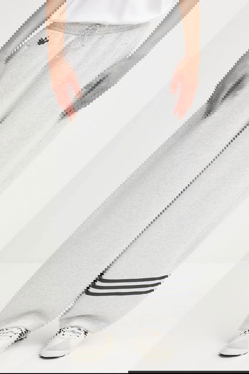 Tepláky adidas Originals Neuclassics Wide Leg Sweatpants Šedá | JW5443, 0