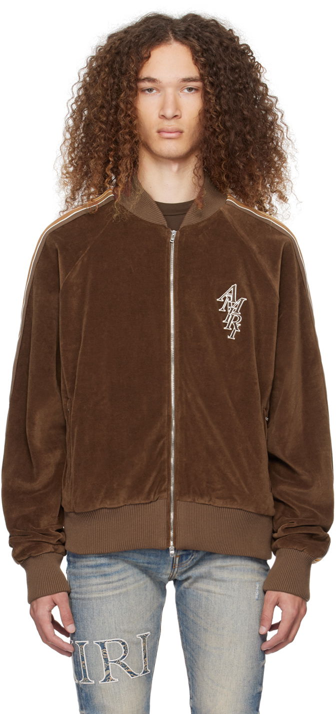 Bunda AMIRI Stack Track Jacket Hnedá | PS24MOS030, 0