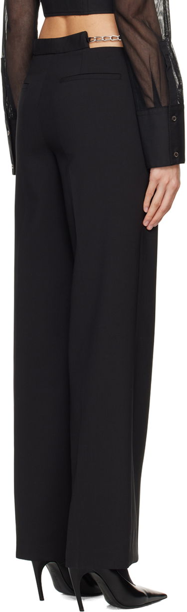Nohavice Dion Lee Chain Link Detail Trousers Čierna | C2181PS24, 2