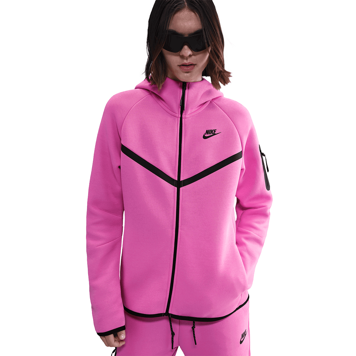 Mikina Nike Tech Fleece Full-Zip Hoodie Ružová | HV6747-675, 0