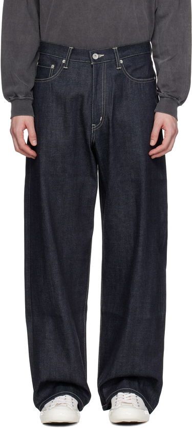 Džínsy Neighborhood Neighborhood DP Wide Jeans Modrá | 251XBNH-PTM01, 0