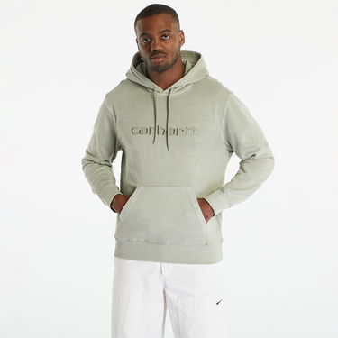 Mikina Carhartt WIP Hooded Duster Sweat UNISEX Yucca Garment Dyed Zelené | I030145.1CTGD, 0