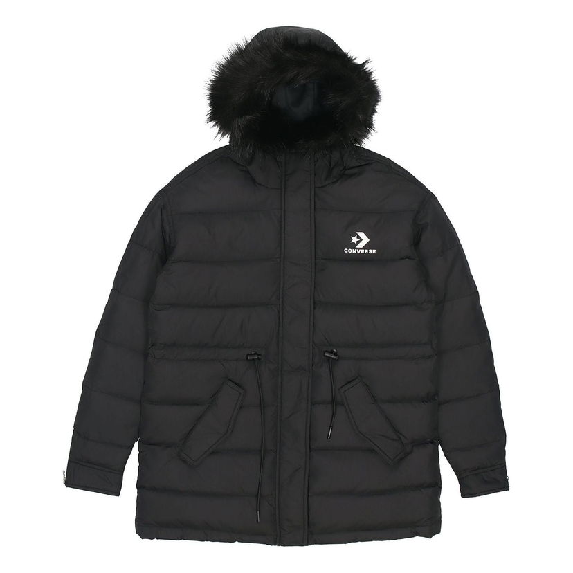 Parka Converse Long Down Jacket Čierna | 10007727-A03
