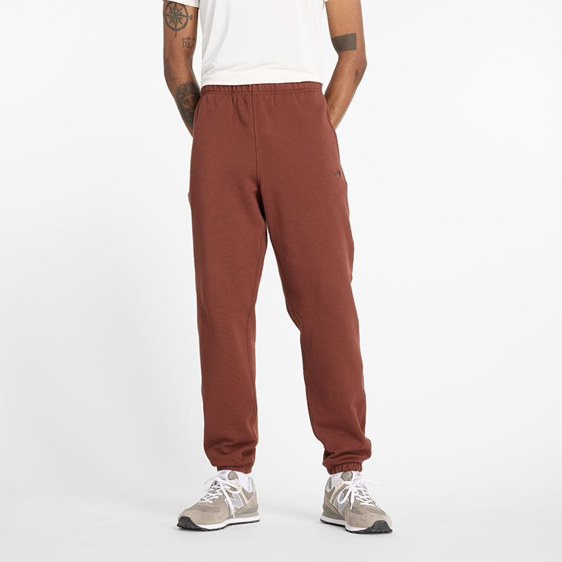 Tepláky New Balance Sweatpants Hnedá | NBMP41508ROK, 0