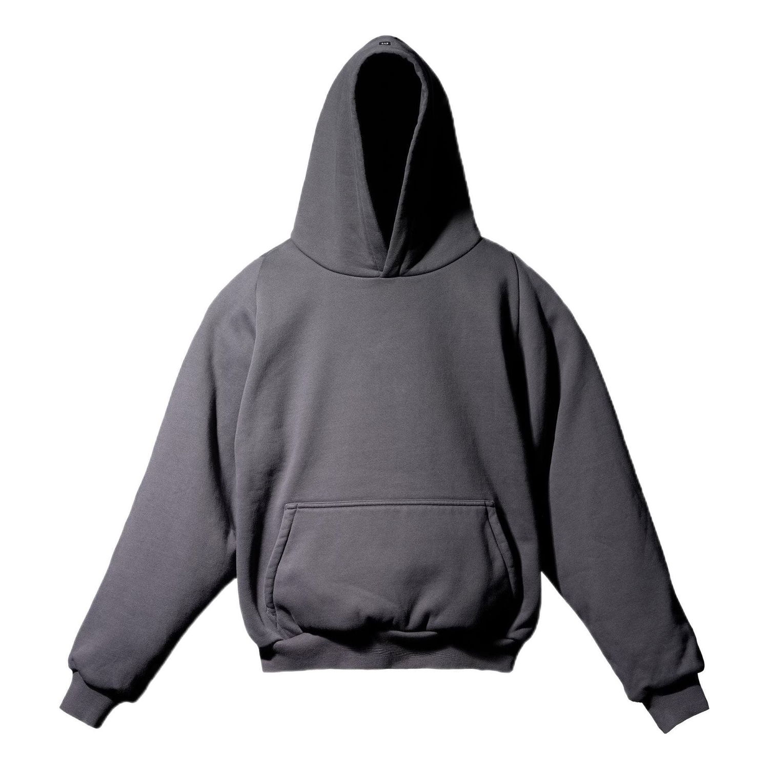 Mikina GAP SS22 Logo Shrunken Hoodie Šedá | YEEZY-SS22-212, 0