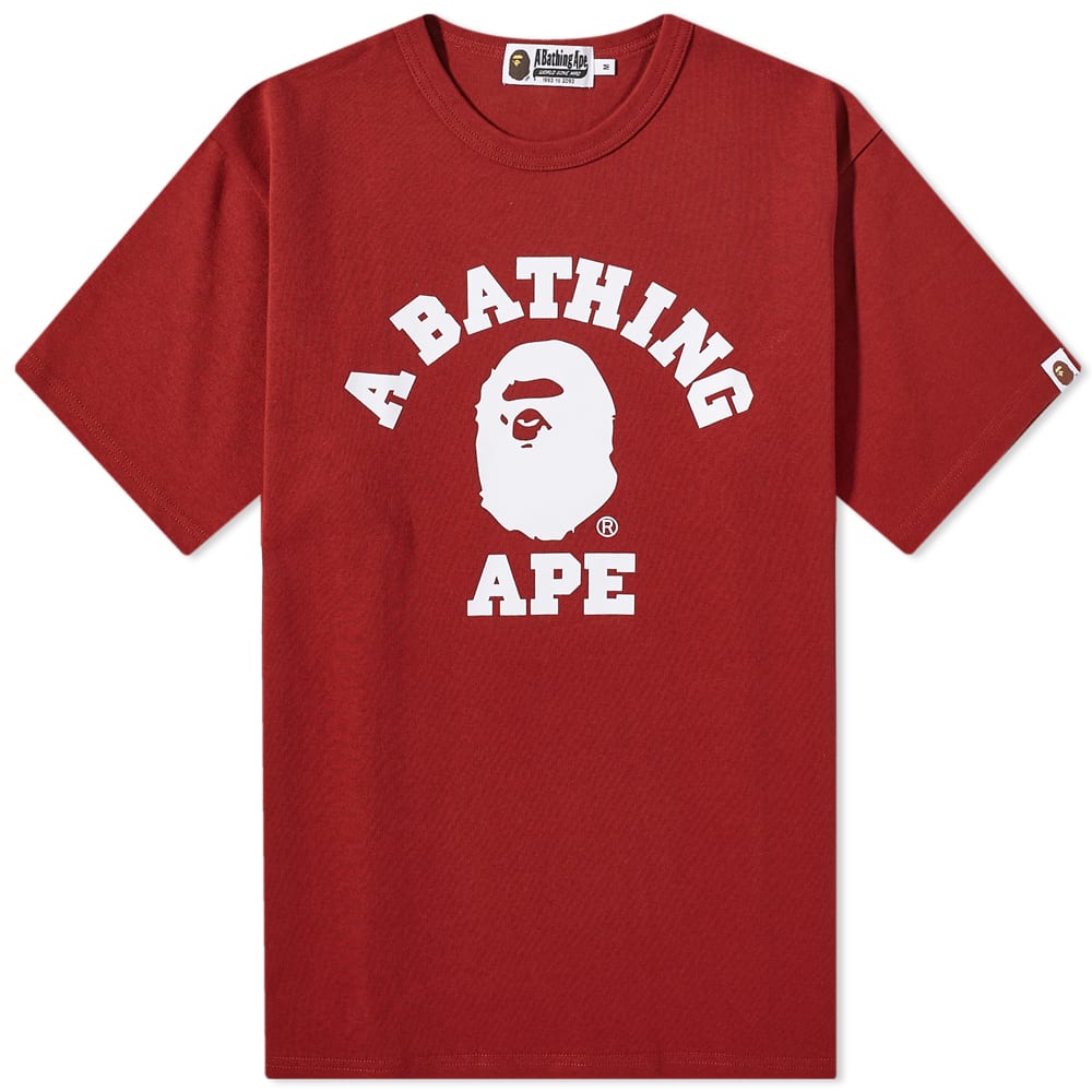 A Bathing Ape College Heavy Weight Tee