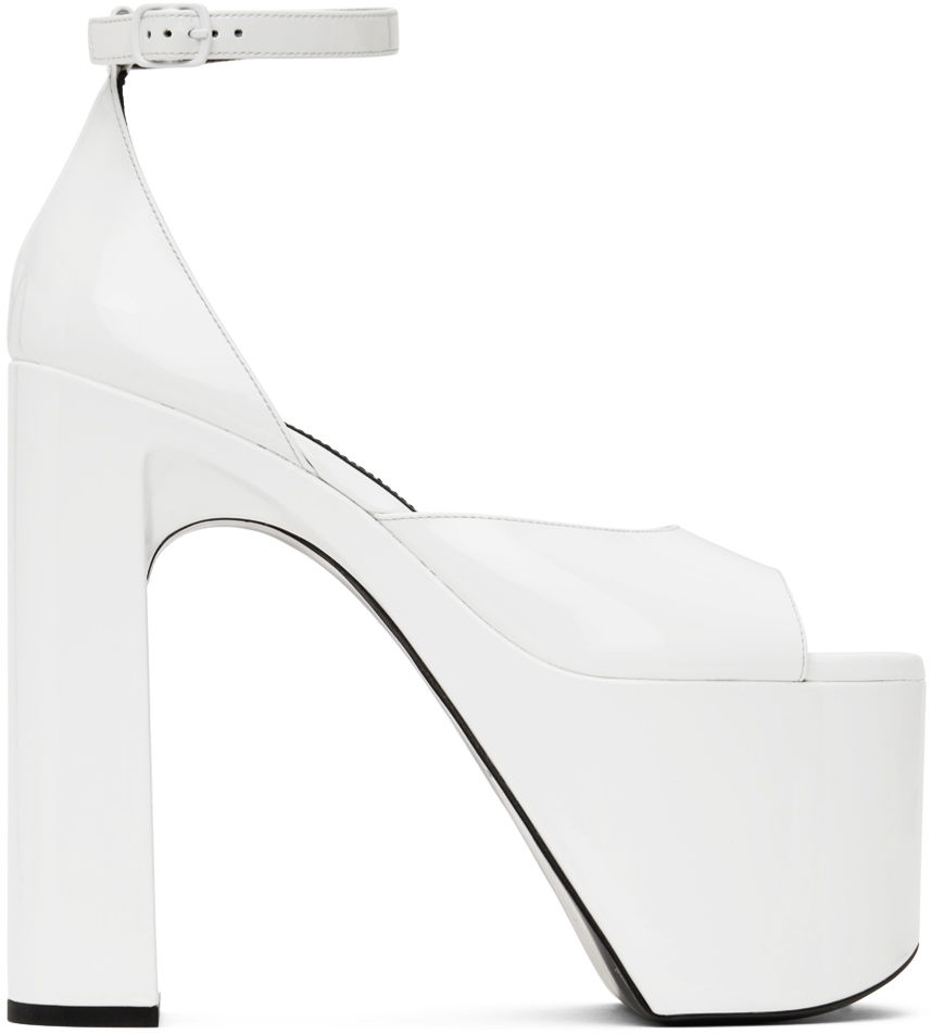 Tenisky a topánky Balenciaga Camden 160 Heeled Sandals "White" Biela | 742308 WA980, 0