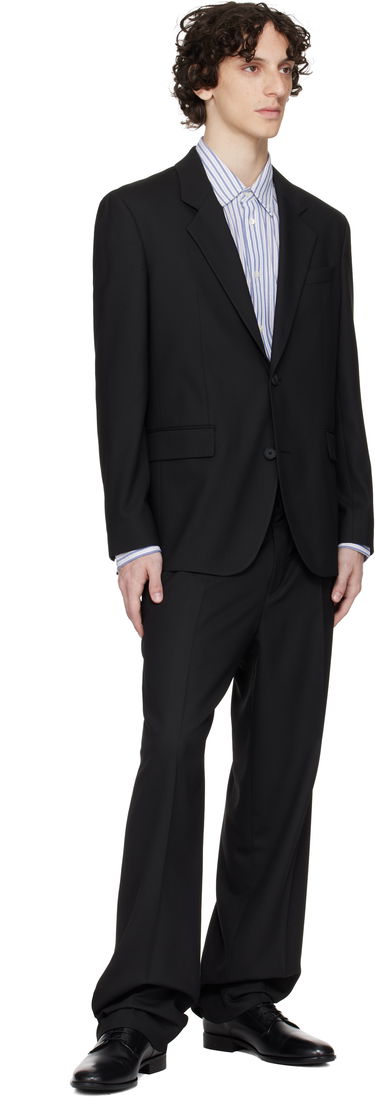 Bunda BOSS Hugo Cavalry Twill Blazer Čierna | 50544622, 3