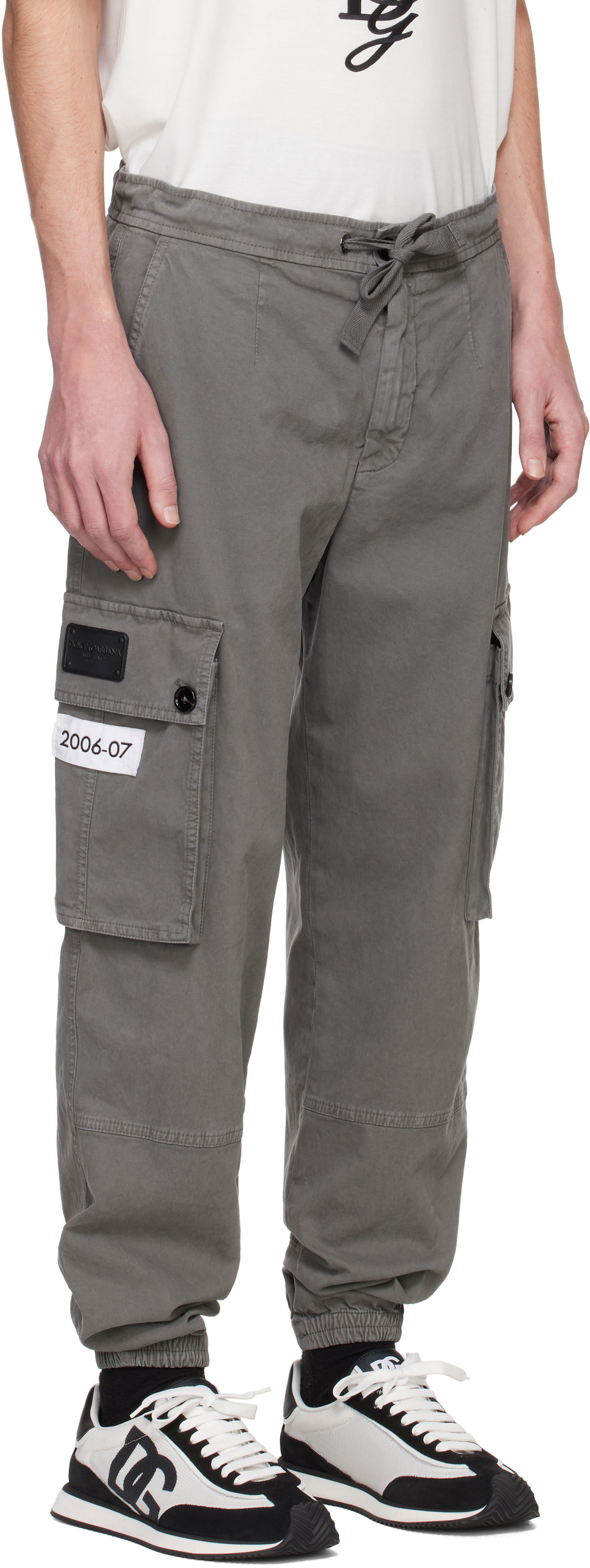 Cargo nohavice Dolce & Gabbana Cargo Pants Šedá | GVCYHTG8LH2, 1