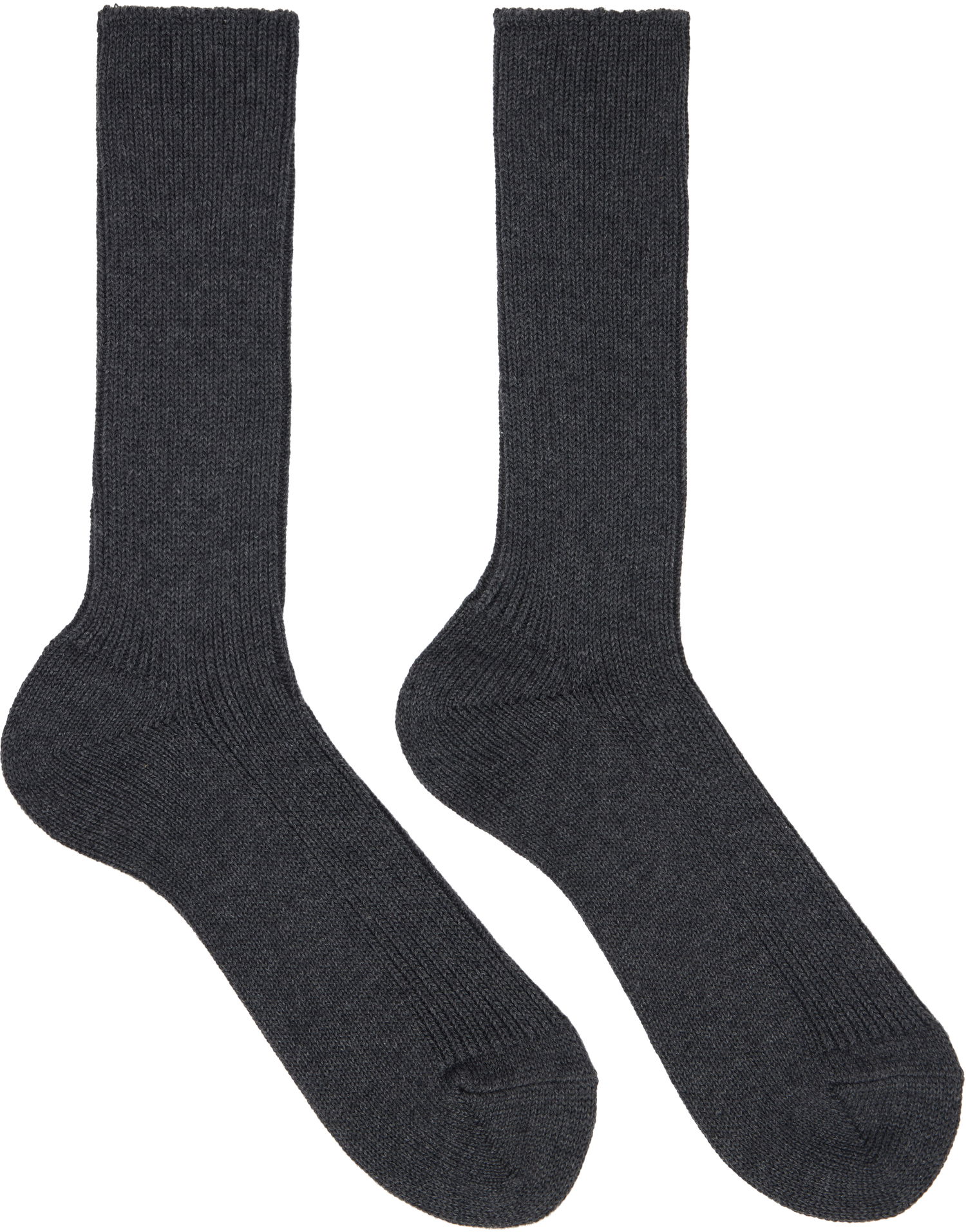 Ponožky AURALEE AURALEE Cotton Cashmere Low Gauge Socks Šedá | A00S01SX-M, 0