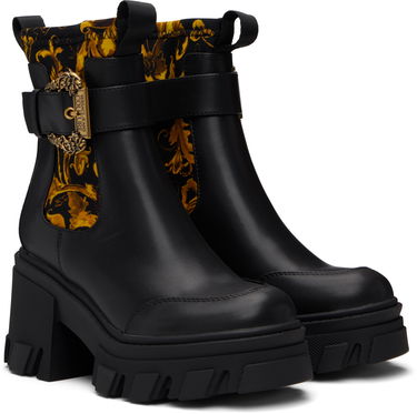 Tenisky a topánky Versace Versace Jeans Couture Sophie Chain Chelsea Boots Čierna | E79VA3S84_EZS867, 3