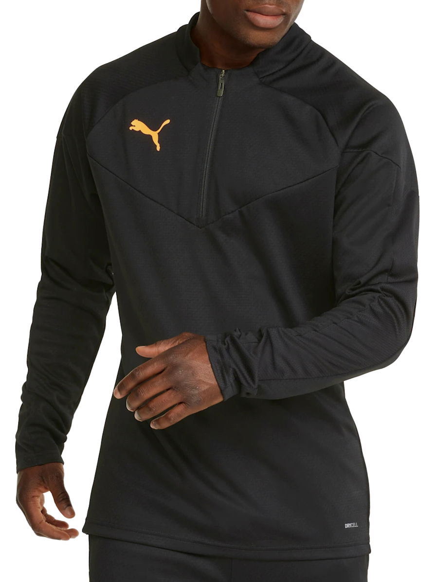 Sveter Puma Puma individualFINAL Training 1/4 Zip Top Čierna | 65795045, 0