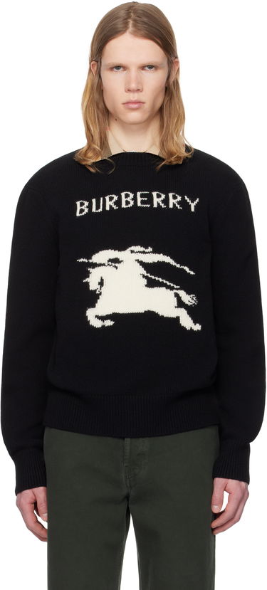Sveter Burberry Burberry EKD Wool Cashmere Knit Sweater Čierna | 8101952, 0