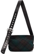 Maxime Small Tartan Crossbody Bag with Eyelet Strap