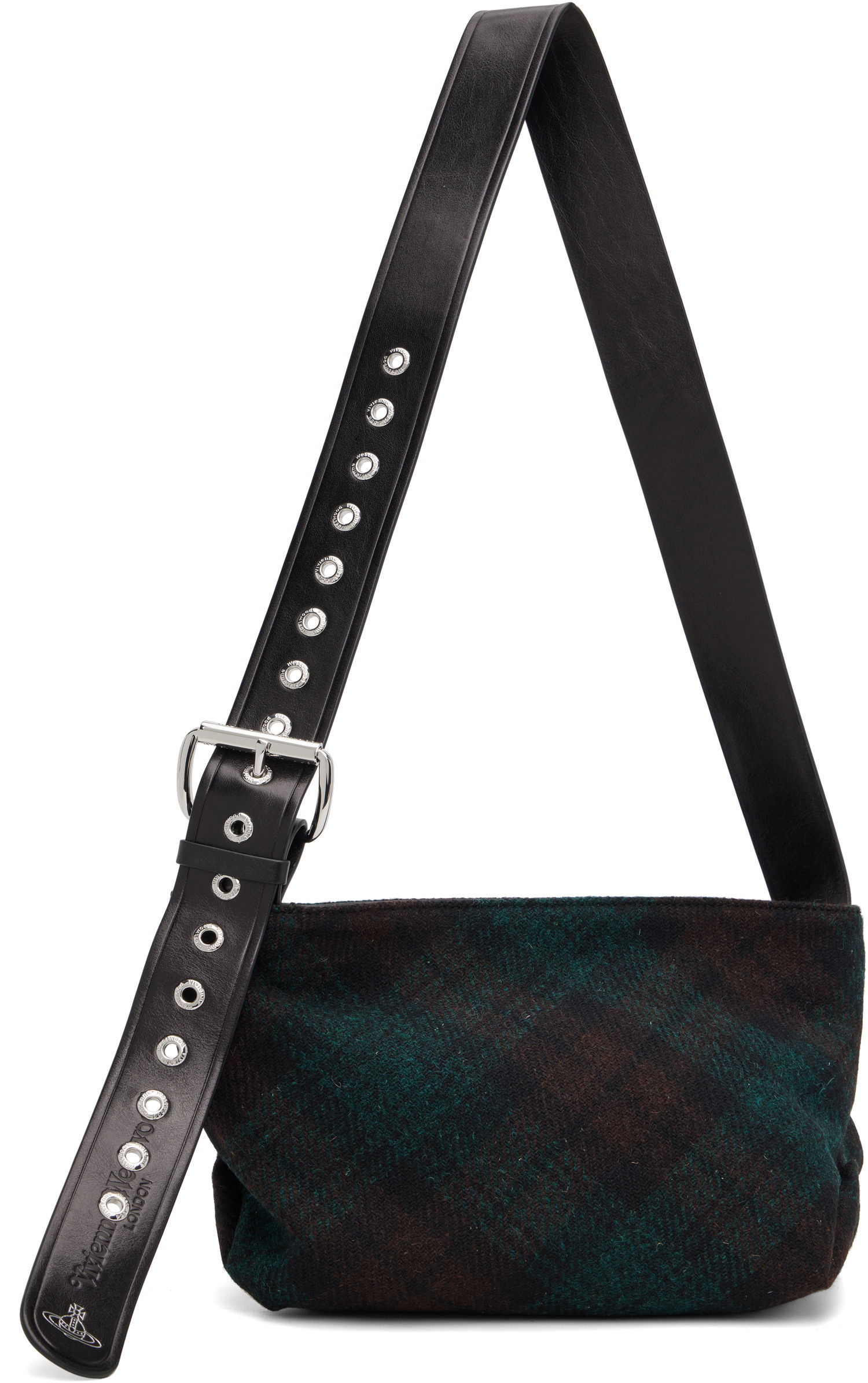 Taška cez rameno Vivienne Westwood Maxime Small Tartan Crossbody Bag with Eyelet Strap Rôznofarebný | 4803001CW-W018E-, 0