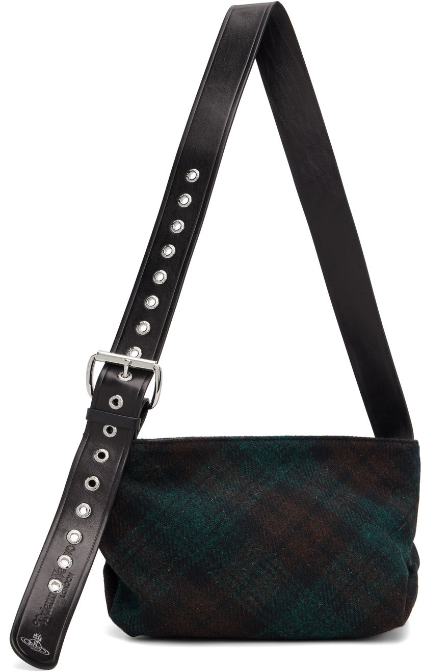Taška cez rameno Vivienne Westwood Maxime Small Tartan Crossbody Bag with Eyelet Strap Rôznofarebný | 4803001CW-W018E-