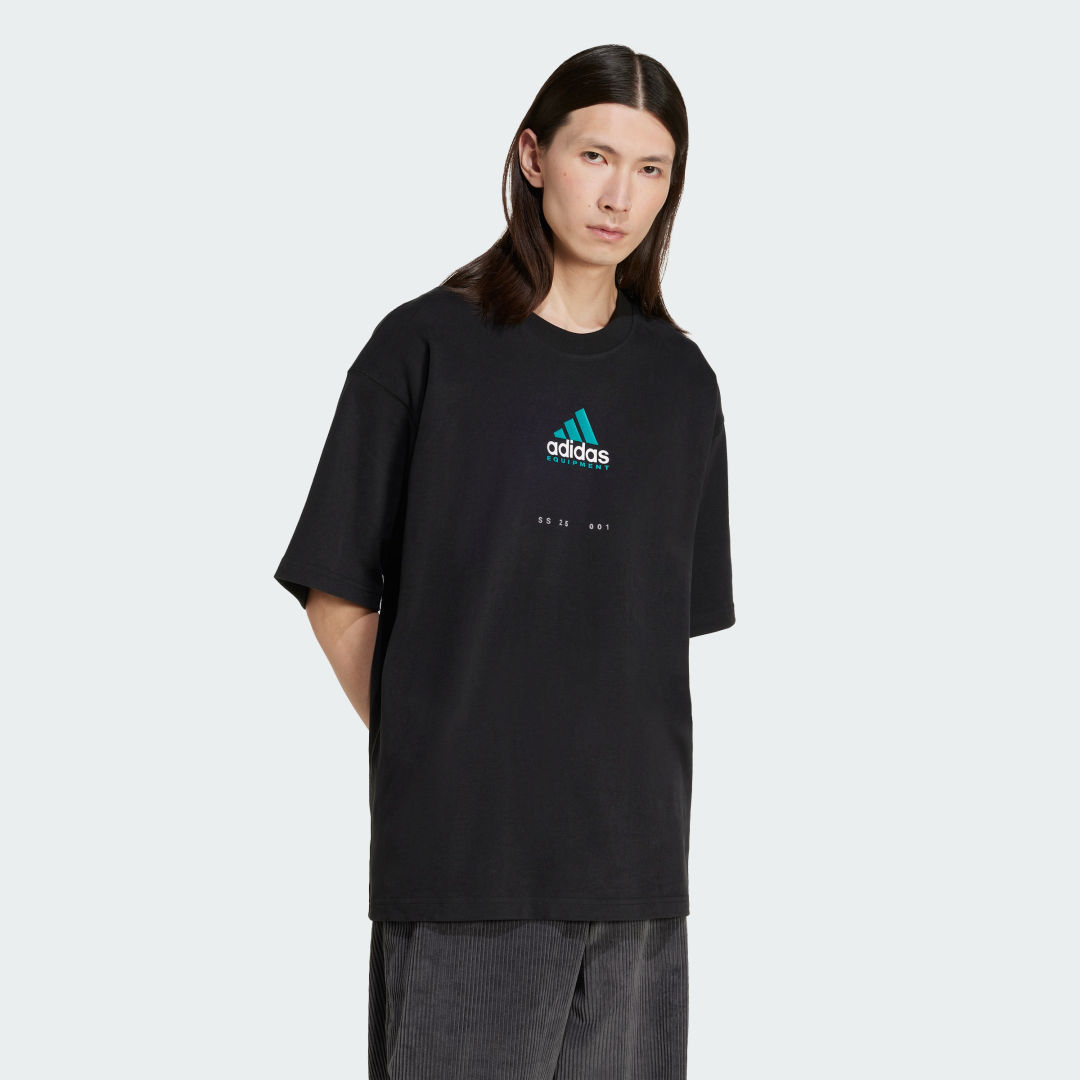 Tričko adidas Performance EQT Graphic Tee Čierna | JN4848, 0