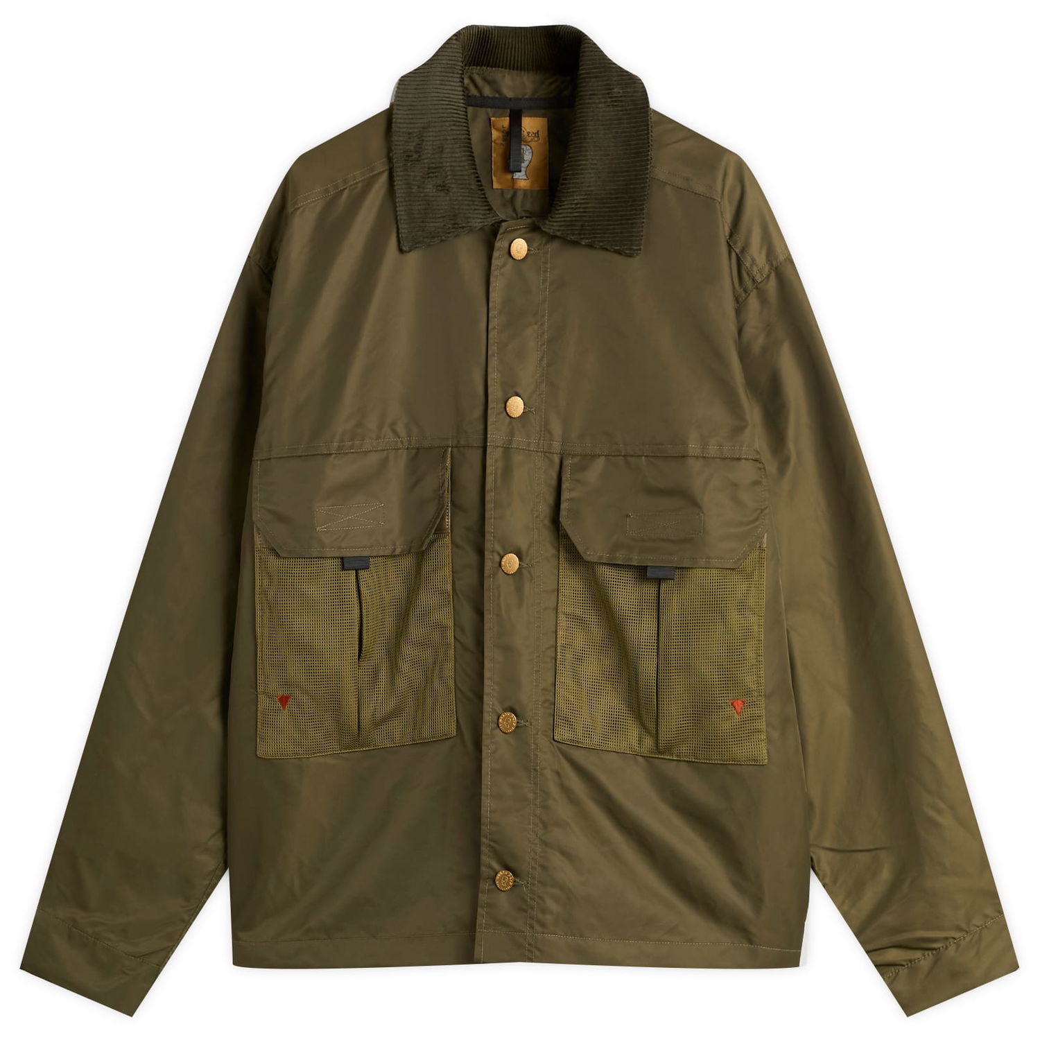 Bunda Brain Dead Brain Dead Cropped Chore Jacket, Size Large Zelené | BDF25O000046-GRN, 0