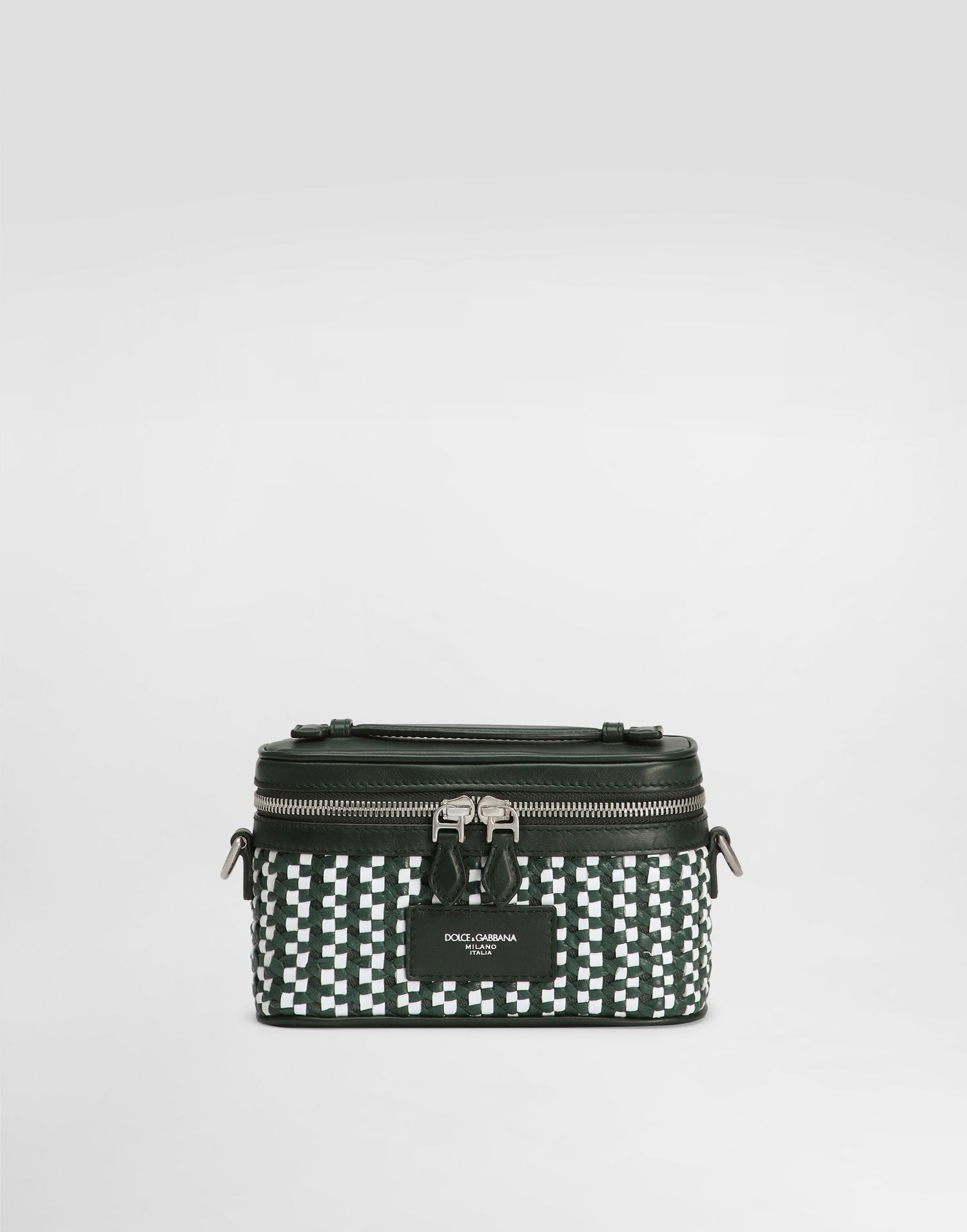Kabelka Dolce & Gabbana Dolce & Gabbana Atene Woven Leather Minibag Zelené | BP3411A9N798S667, 0