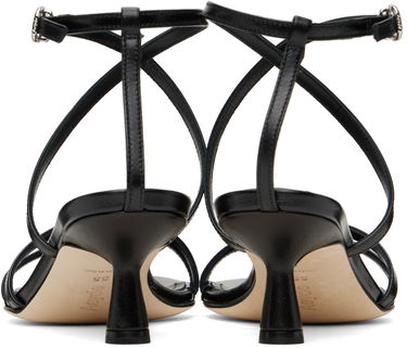 Doplnky Aeyde Aeyde Maeve Leather Heeled Sandals Čierna | A11-HS-PRAR55ST156-SS25-800-007, 1