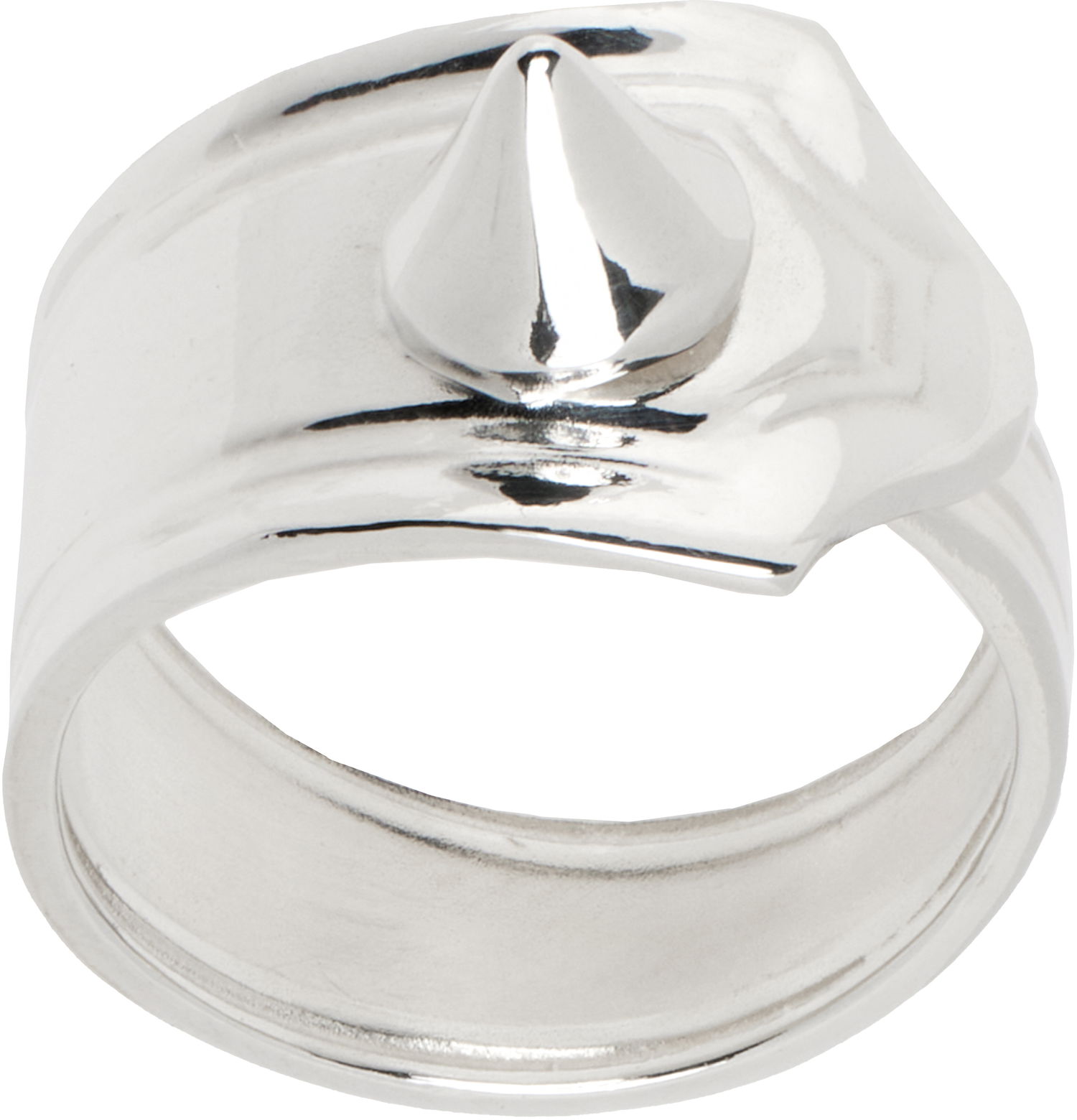 Prsteň MARTINE ALI Martine Ali Sumn Silver Spike Ring Metalická | MASS25043, 0