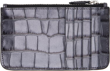 Peňaženka Vivienne Westwood Vivienne Westwood Half Moon Croc Embossed Card Holder Hnedá | 5402000DW-L00A2-, 2