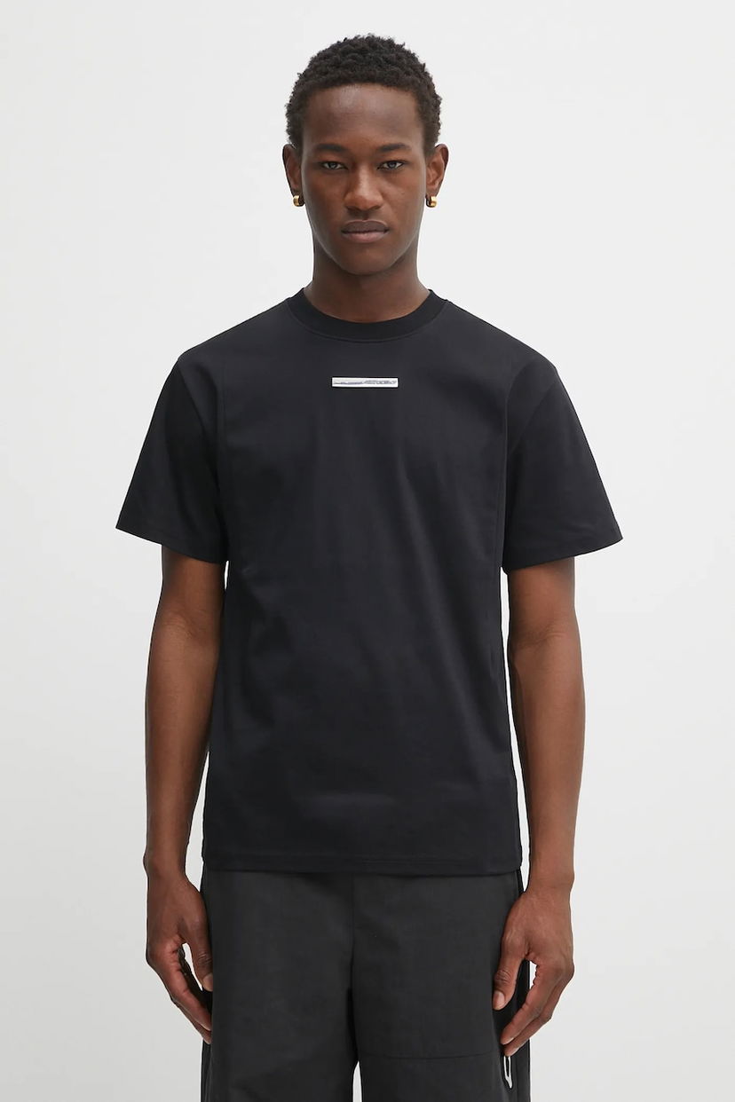 Tričko HELIOT EMIL Heliot Emil Cotton T-Shirt Čierna | PREAW25.M.09.139.BLK01