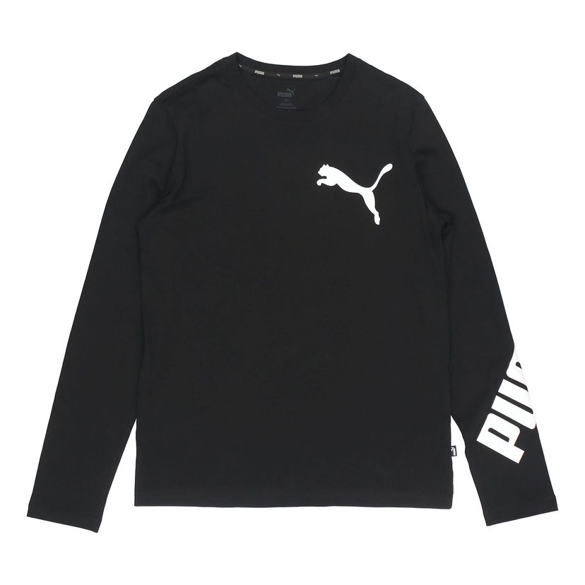 Tričko Puma Long Sleeve Casual T-Shirt Čierna | 845979-01
