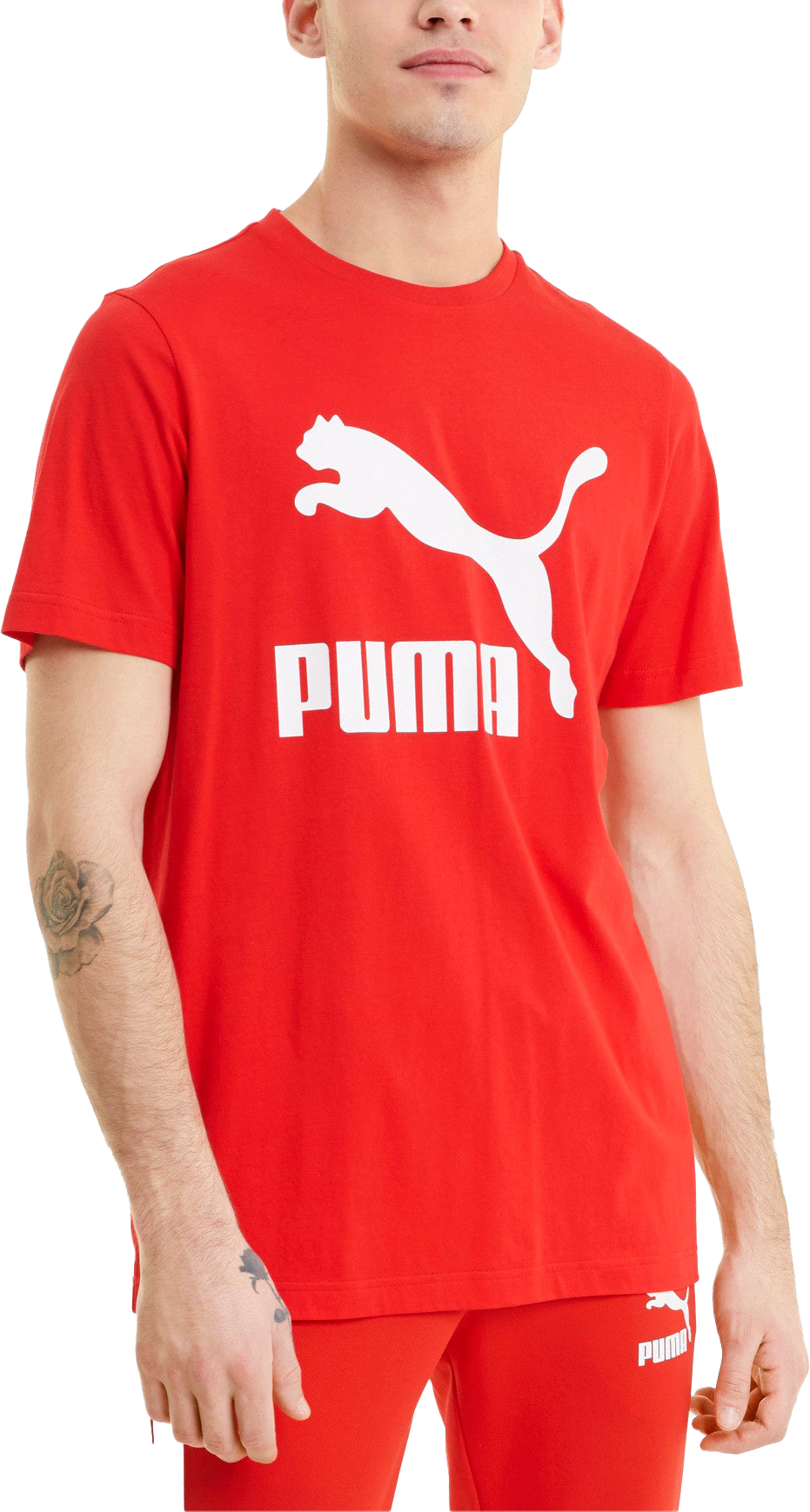 Tričko Puma Classics Logo Tee Červená | 53008811, 0
