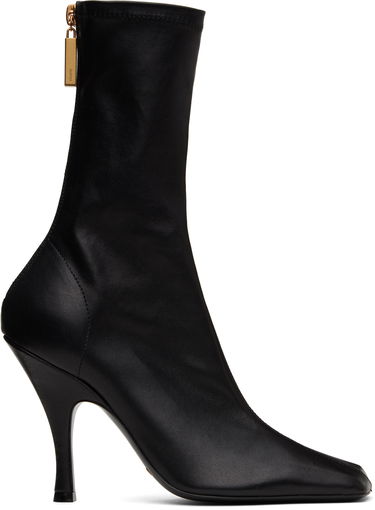 Tenisky a topánky Khaite KHAITE Eva Mid Calf Boots Čierna | F1097-836, 0