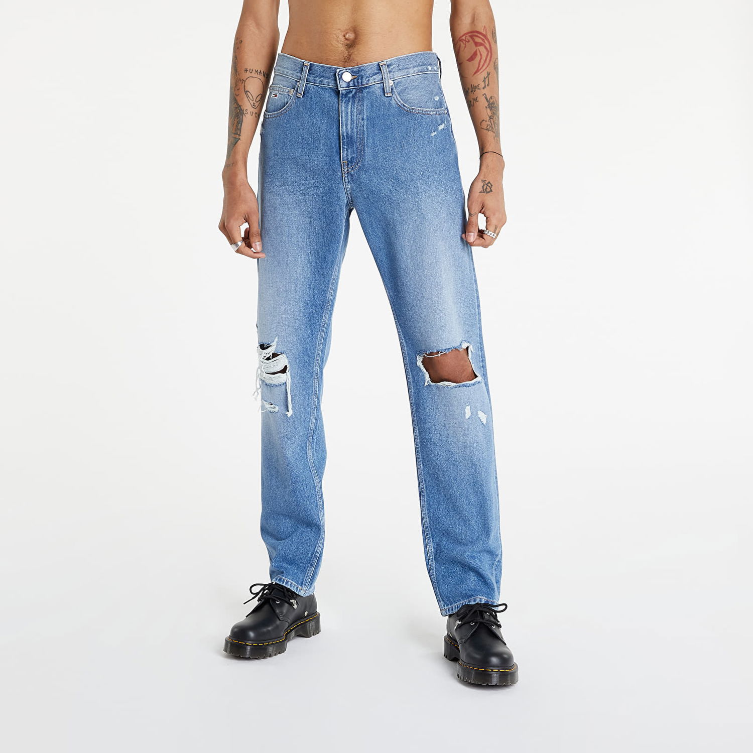 Džínsy Tommy Hilfiger Ethan Relaxed Straight Pants Modrá | DM0DM13150 1A5, 0