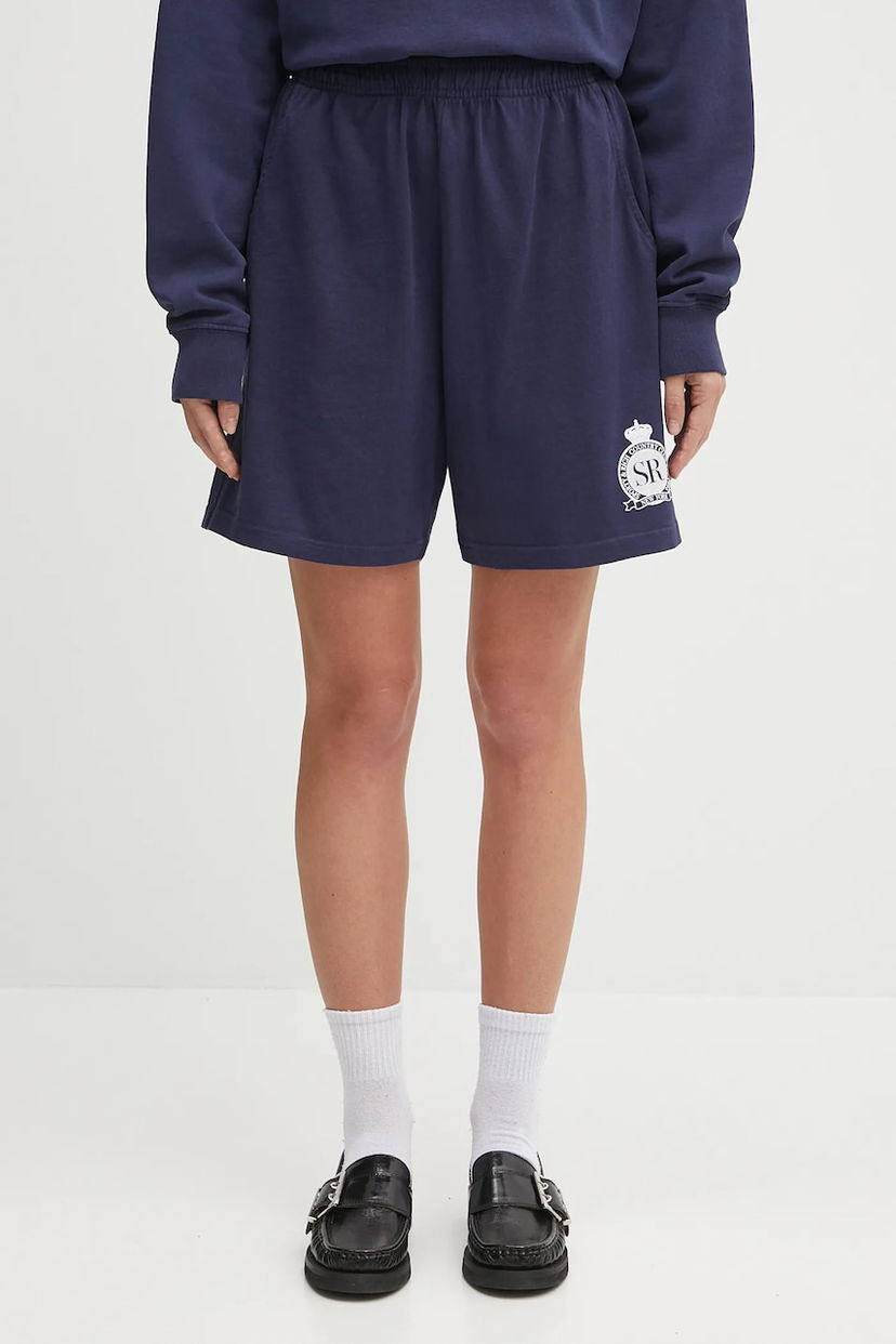 Šortky Sporty & Rich Sporty & Rich Royal Club Gym High Waist Shorts Navy | SH039620219BL106
