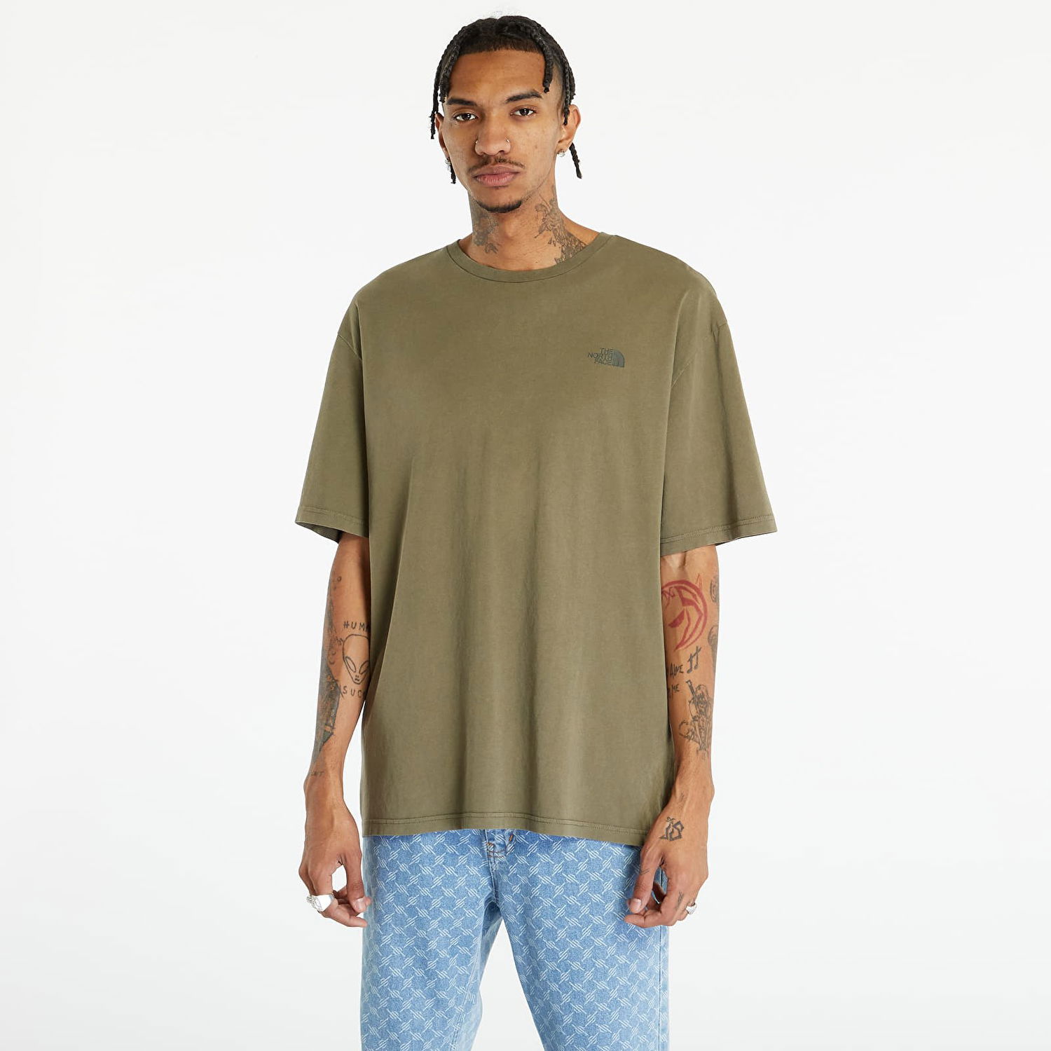 Tričko The North Face Heritage Dye Pack Logowear Tee Zelené | NF0A826Q21L1, 0