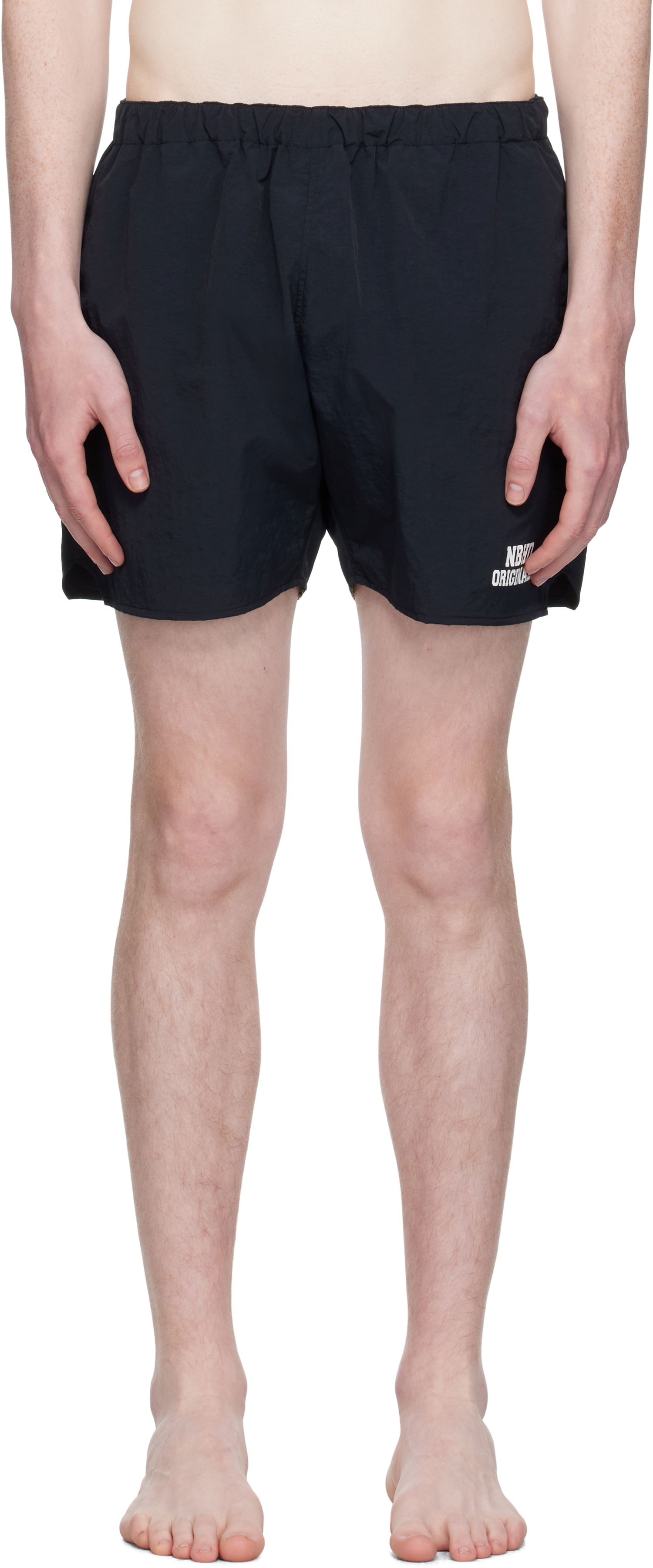 Plavky Neighborhood Neighborhood Recycled Nylon Swim Shorts Čierna | 251TSNH-PTM01, 0