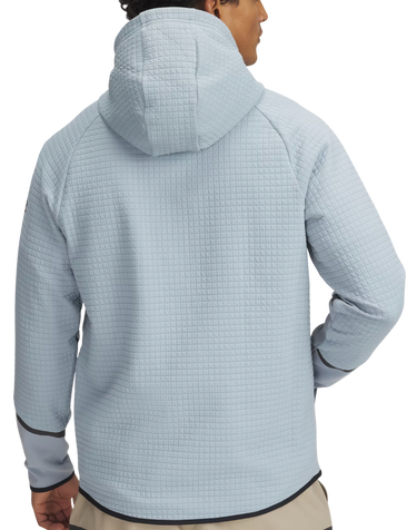 Mikina Under Armour Unstoppable Fleece Grid Full-Zip Hoodie Modrá | 1386543-465, 1