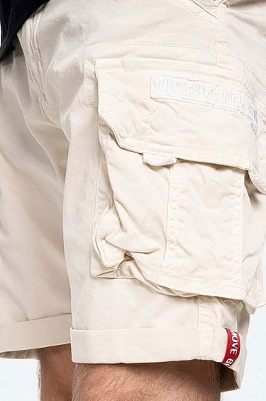 Šortky Alpha Industries Crew Short Jetstream White Béžová | 176203-578, 3