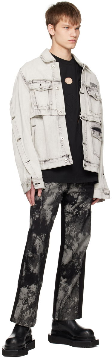 Tričko Feng Chen Wang Feng Chen Wang Cutout T-Shirt Čierna | FUS15TS01B, 3