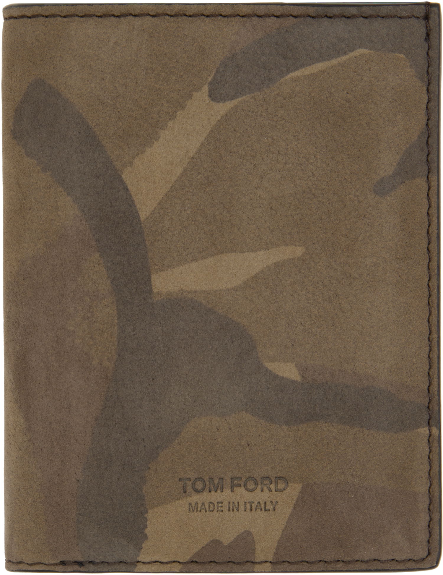 Peňaženka Tom Ford Tom Ford Nubuck Camo Folding Card Holder Hnedá | Y0279-ICL113G, 0