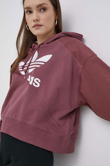 Mikina adidas Originals Hoodie Fialová | HC7035, 0