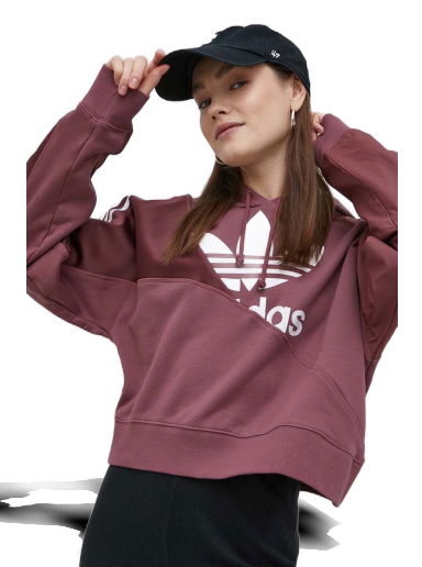 Mikina adidas Originals Hoodie Fialová | HC7035