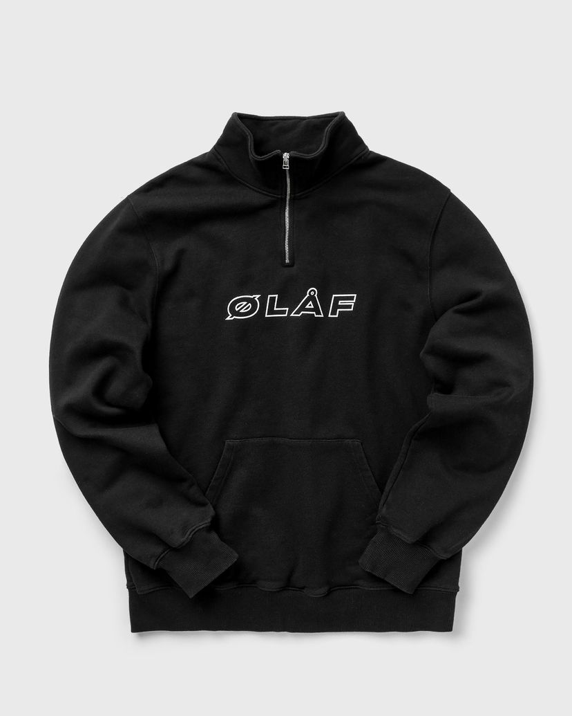 Sveter ØLÅF ITALIC ZIP MOCK Čierna | M990202-BLACK